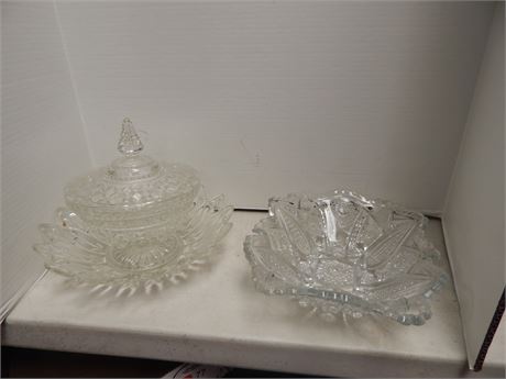 Lot Of Clear Glassware