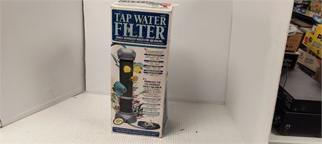 Tap Water Filter Makes Deionized Water For Aquariums