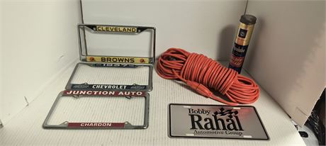 Extension Cord & License Plate Covers
