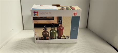 3 Piece Ceramic Bottle Set