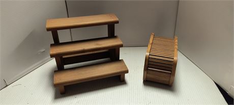 Small Wood Shelf & More