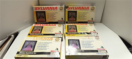 Sylvania Window 100 Light SnowCicle Sets
