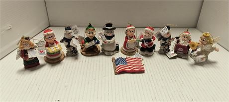 Vintage Marathon Gas Station Collectible Ornaments