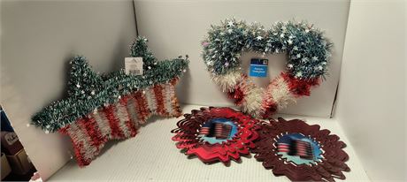 Lot Of Patriotic Decorations