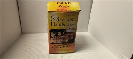 6 Skeleton Hands 36 Lights