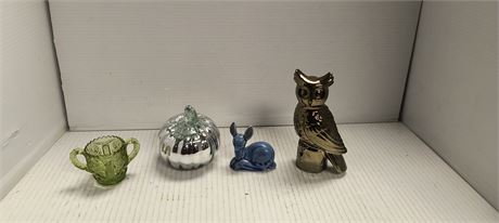 Flat Of Collectible Glassware