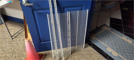 2 Metal Shelves