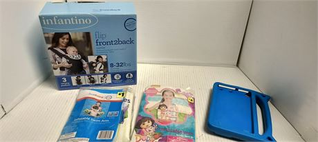 Infantino Front To Back Carrier & Arm Floaties & Inflatable Vest & More