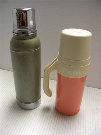 Vintage Thermos & Vintage Stanley Thermos
