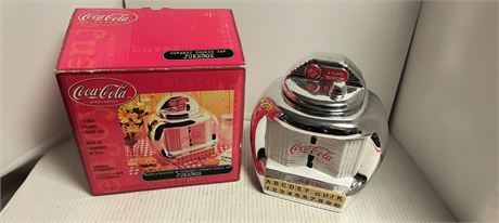 Vintage Coca Cola 10 Inch Ceramic Cookie Jar