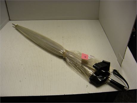 Vintage Clear Umbrella