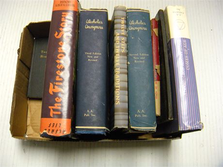 Flat Of Vintage Books