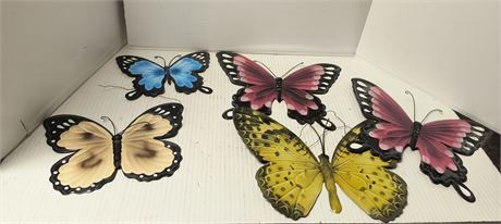 Metal Butterflies Wall Decorations