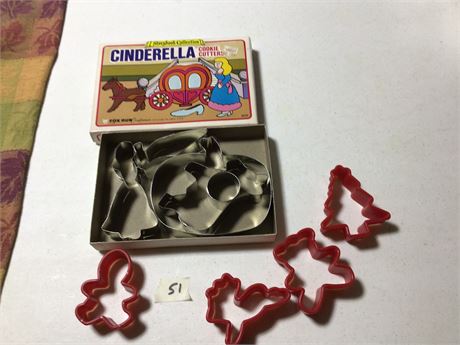 Cinderella & Christmas Cookie Cutters