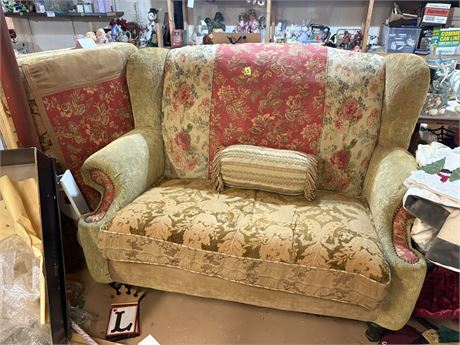 Love Seat and Ottoman