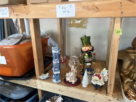 Holiday Decor Shelf Lot