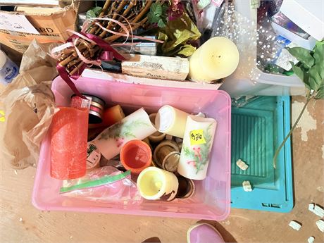 Decor Tote Lot, Candles