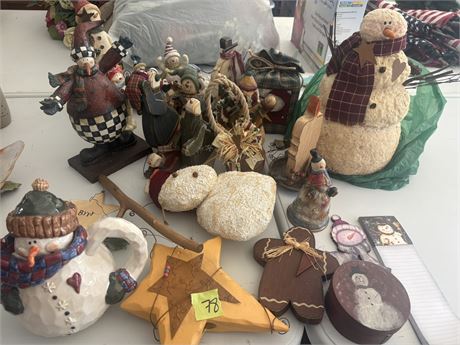 Christmas Decor, Snowmen