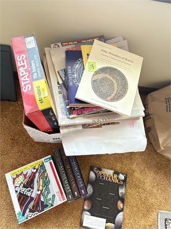 Books, Newspaper Articles, Magazines