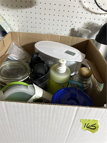 Misc Lot, Brita Pitcher, Storage Container