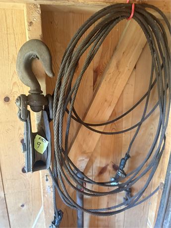 Wire Rope and Hook Pully