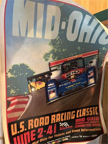 Car and Racing Posters, Mid-Ohio, Signed Poster