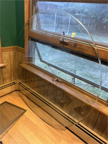 Beveled Edge 54" Glass Table Top