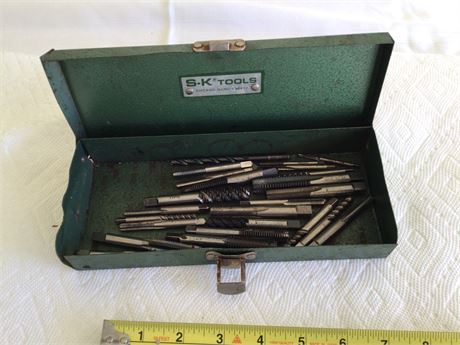 Box of Various Tapping Tools