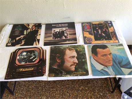 6 Vinyl Records
