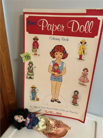 Paper Doll Book and Dolls