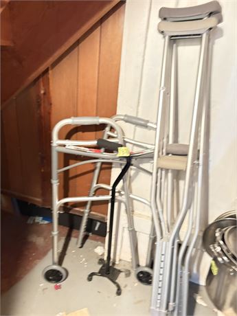 Walker and Crutches