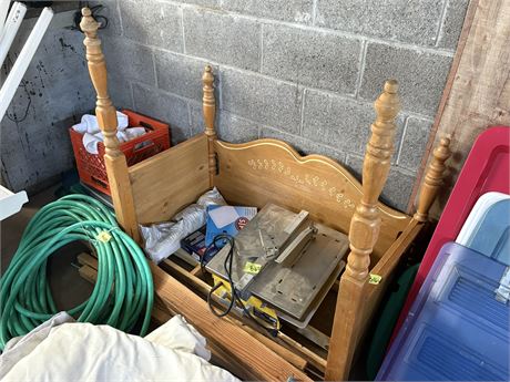 Wood Bed, Not Complete (Wood ONLY, Tile Cutter NOT Included)