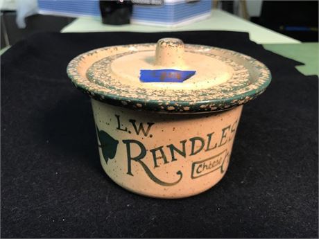 L.W. Randles Cheese Co. 10th Anniversary Crock