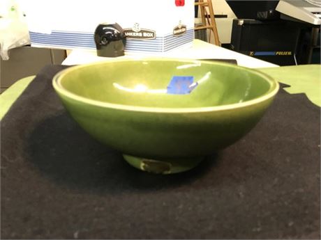 Vintage Haeger Ceramic No. 101 Bowl With Original Sticker