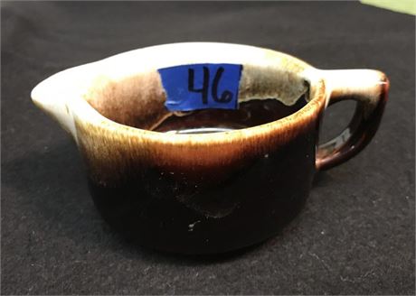 Vintage Pfaltzgraff Gourmet Brown Drip Creamer Pitcher