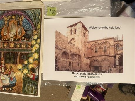 Advent Calendar, Holy Land Certificate