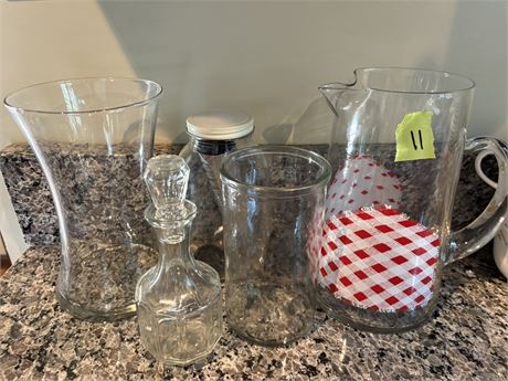 Glass Pitcher, Containers