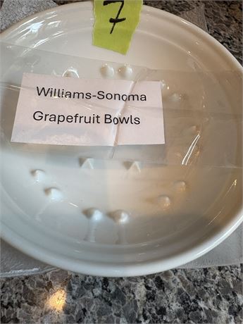 William-Sonoma Grapefruit Bowls