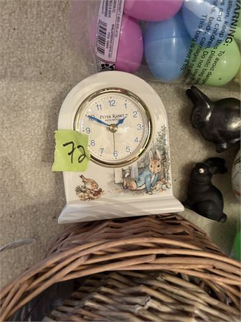 Easter, Beatrix Potter Peter Rabbit Clock
