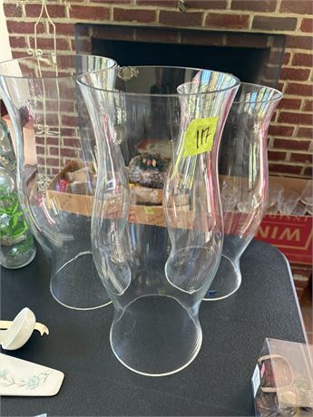Large Glass Hurricanes