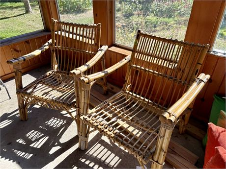 Rattan Chairs (2), Good Condition