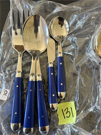 Flatware Blue