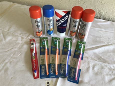 Beauty Care Products Moisturizing Shaving Cream, Tooth brushes