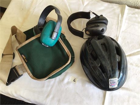 Hearing protection with Storage Case, Bicycle Helmet