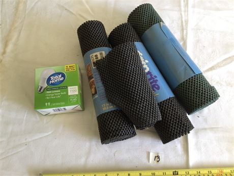 3 Roles of Griprite Plus 12" X 5 Feet, 75 Watt Light Bulbs
