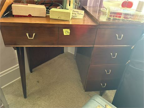 Vintage Kenmore Sewing Machine & Cabinet