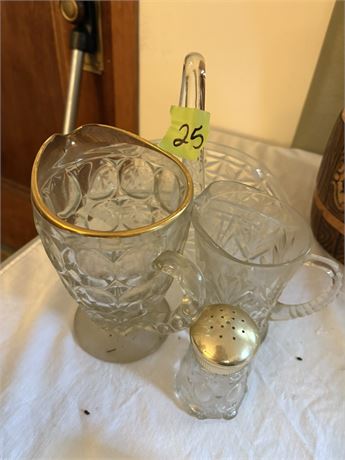 Glass Pitchers, Bowl