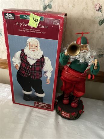 Dancing Santas