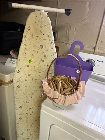Ironing Board, Clothes Pins
