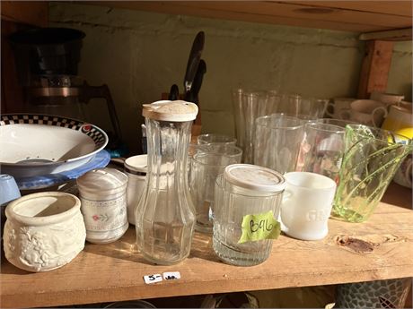 Glasses, Dishes